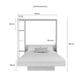 thumbnail image 5 of Cama Abatible Matrimonial Esencial Vertical (Color Carlo), 5 of 5