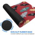 thumbnail image 6 of Long Mouse Pads for Desk,Halloween Colorful Bats Pattern Desk Mats on Top Of Desks, Desk Mouse Pad Extra Large with 3mm Non-Slip Base and Stitched Edge for Gaming,Office,Work,Home 47.3"x23.6", 6 of 6