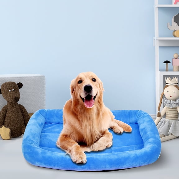 Heated Pet Bed for Dogs and Cats with Non- Bottom Washable Soft Kennel Mat Winter Warm Sleeping Pad