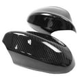 thumbnail image 6 of Ikon Motorsports Mirror Cover Compatible With 2006-2008 BMW E90 3-Series Pre-Facelift 4-Door Sedan, Side Rear View Add-On Caps Carbon Fiber Factory Style Driver Passenger Overlay Guard 2PC, 6 of 7