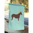 thumbnail image 2 of Carolines Treasures BB8080CHF Percheron Cheval Bleu Check Drapeau Toile Maison, 2 of 4