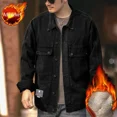 thumbnail image 3 of Abrigo vaquero para hombre, elegante chaqueta vaquera informal para hombre, invierno 2024, ropa de abrigo, ropa de abrigo de lujo, alta calidad, precio bajo a bordo de Corea, 3 of 5
