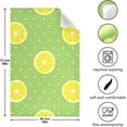 thumbnail image 3 of Kitchen Towels Yellow Slices Lemon Pattern Cleaning Towel Absorbent Hand Towels Tea Towels for Home Restaurant Dish Clean 28" x 18", 1PC, 3 of 7