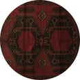 thumbnail image 1 of Ahgly Company Machine Washable Indoor Round Persian Brown Traditional Area Rugs, 8' Round, 1 of 4