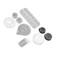 thumbnail image 1 of Contenedores de muestra, 10 recipientes para cosméticos, tarros de maquillaje a prueba de polvo, contenedores con purpurina, máxima comodidad, 1 of 9
