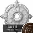 thumbnail image 3 of 28 3/8"OD x 4 1/2"ID x 1 5/8"P Benson Classic Ceiling Medallion (Fits Canopies up to 6 1/2"), Hand-Painted Walnut, 3 of 5