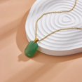 thumbnail image 3 of Dai Dionne Collar de jade hecho a mano, colgante de jade chapado en oro de 14 quilates para mujer, collar de joyería de jade verde natural para regalos del día de San Valentín para esposa, mamá,, 3 of 5
