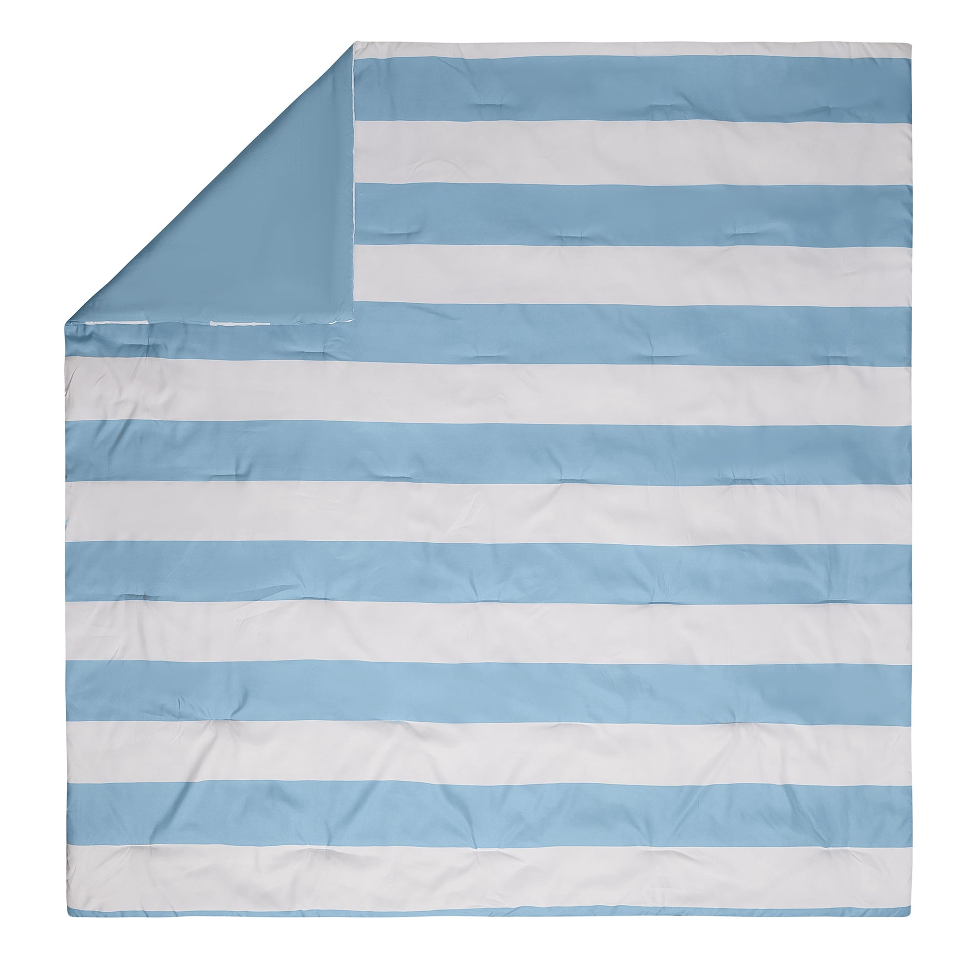 Urban Playground Kids and Teens Lavelle Blue Stripe 2-Piece Comforter Set, Twin/Twin XL
