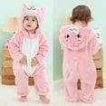 thumbnail image 1 of Ropa de invierno para bebés, Pijamas de una pieza con capucha, monos para niñas y niños, Pijamas de unicornio, ropa de dormir Kigurumi, 1 of 4