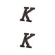 thumbnail image 4 of Cateissary Placa de número de casa de Metal, decoración de puerta duradera y resistente al óxido, letras de Metal, números de casa B17--K B17--K 2Conjunto, 4 of 6