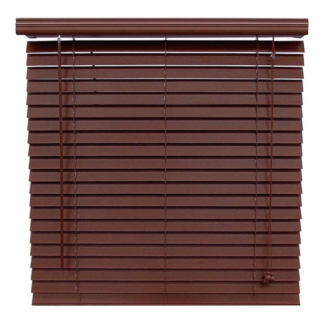 Persiana Horizontal Enrollable Pvc 160x120 Ajustable Moderna chocolate 1