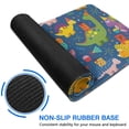 thumbnail image 6 of Long Mouse Pads for Desk,Blue Cartoon Dinosaurs Party Pattern Desk Mats on Top Of Desks, Desk Mouse Pad Extra Large with 3mm Non-Slip Base and Stitched Edge for Gaming,Office,Work,Home 31.5"x11.8", 6 of 6