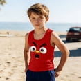 thumbnail image 1 of EGNMCR Camisoles à Col Rond pour Tout-Petits Garçons et Mode Mignon Imprimé Dégradé Doux Sans Manches Bas Camisole Fille Camisole, 1 of 6