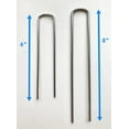 8 Inch Commercial Grade Heavy Duty Landscape Sod Staples Fabric Pins