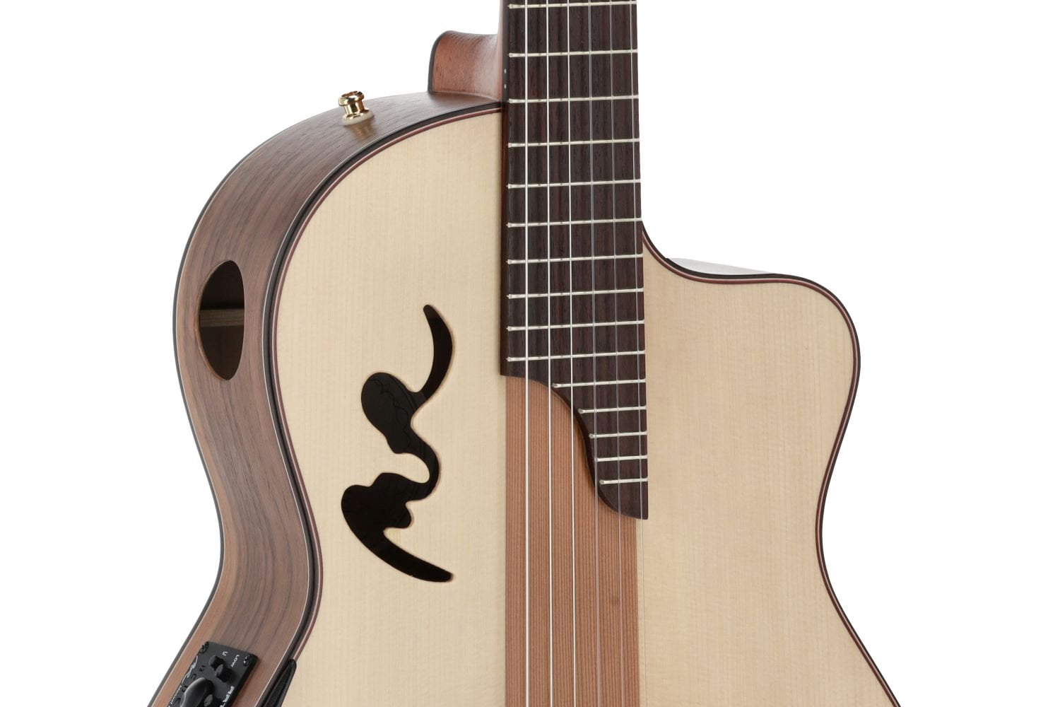 Manuel Rodriguez Electro-Acoustic Guitar Café Cortado, Walnut 4/4, Satin Cutaway