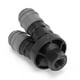 thumbnail image 3 of Conector rápido de acero y plástico, conector rápido de atornillado de acero y plástico de 2 piezas Conector rápido resistente y resistente, 3 of 8