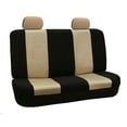 thumbnail image 5 of FH Group Beige Seat Covers Airbag Ready Split Bench Auto with Gray Heavy Duty Floor Mats, 5 of 8