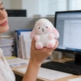 thumbnail image 3 of ICQOVD Rabbit Squishy Stress Relief Tool Soft Squeeze Sensory Fidget Desk Tool, 3 of 6