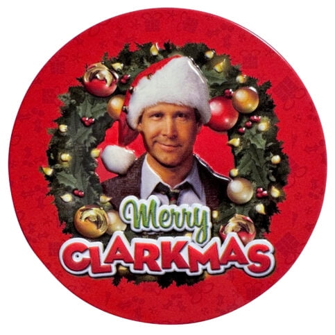 Christmas Vacation Clark Griswold Merry Clarkmas Hard Candy Tin, Fruity Christmas Bulbs, 1.5 Ounce