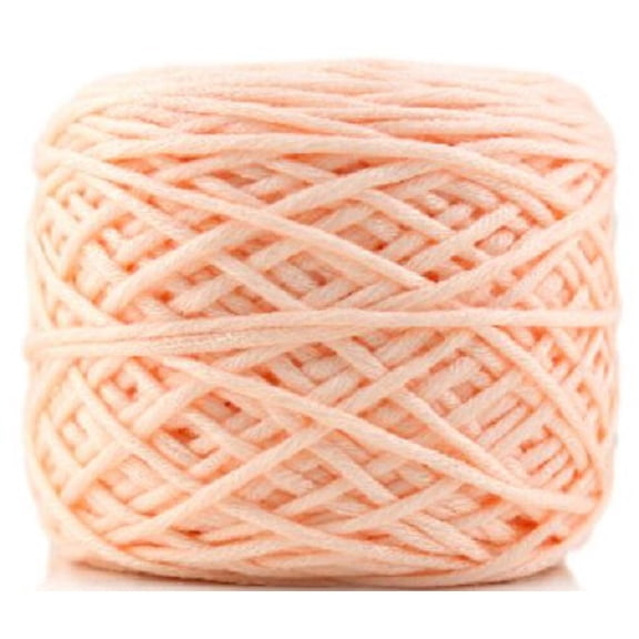 Namzi Thick Crochet Yarn, 16 Share Chunky Yarn (Peach pink) - 1 roll High Quality Soft Cotton Yarn for Crocheting, Knitting, DIY Craft Projects (Scarves, Hats, Blankets)