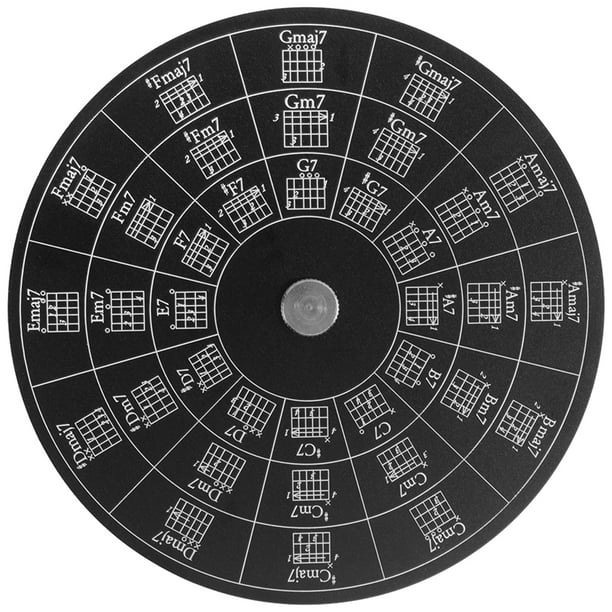 Metal Circular Creador Melodías Aluminio Herramienta Aprendizaje Musical Acordes Con Soporte Guitarra Instrumentos Musicales Accesorios