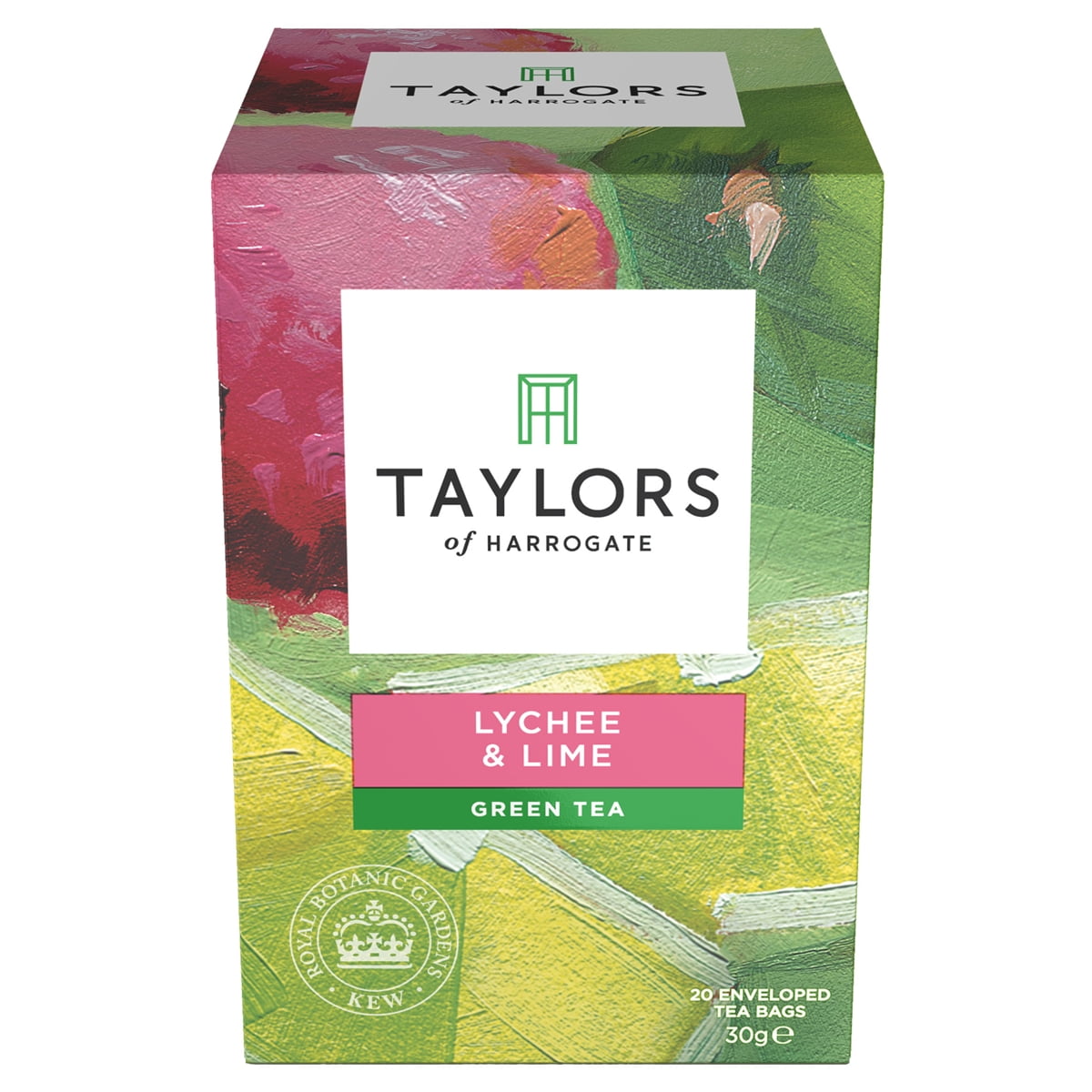 Taylors of Harrogate, Lychee & Lime Green Tea, Tea Bags, 20 Ct