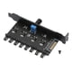 thumbnail image 2 of Controlador De Velocidad Del Ventilador De PC, Concentrador De Ventilador De PC De Baja Pérdida Fácil Instalación 8 Canales Para Chasis De CPU Para De Refrigeración Por, 2 of 7