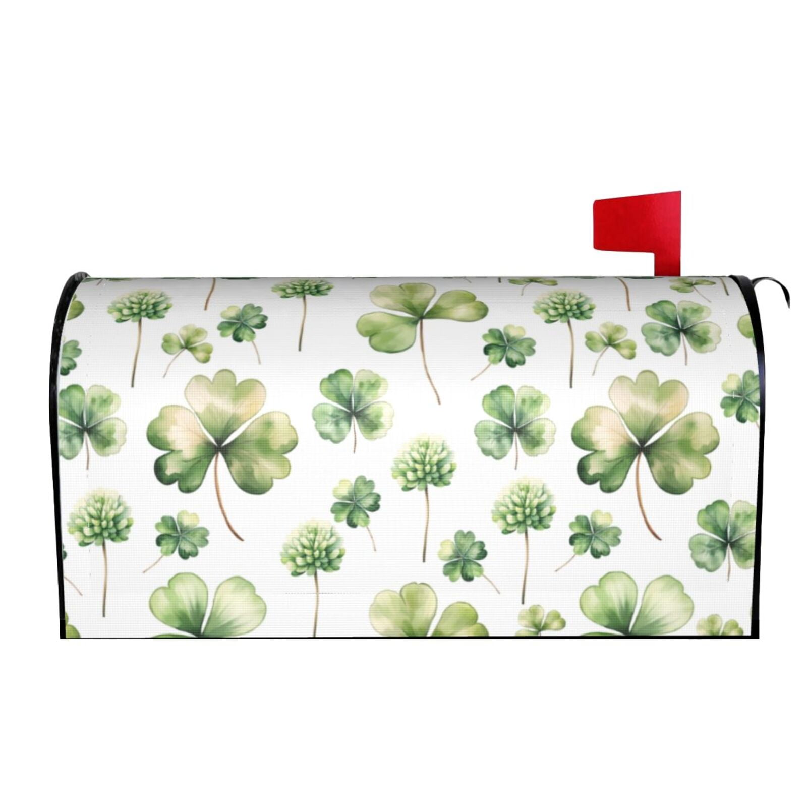 Xecao St Patrick's Day3 for Mailbox Cover with Magnetic Strips, Waterproof and Sunscreen, Adds a Decorative Touch to Your Garden Yard.