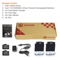 thumbnail image 4 of Savior Heat 7.4V Electric Heated Scoks Battery Pack Included Compression Socks Winter Heating Crew Socks for Women Men，2200mAh, 4 of 10