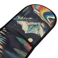 thumbnail image 4 of Yayeee Double Oven Mitt Kitchen Heat Resistant Baking 35" x7" Quilted Glove, Evening Mountain Road, 4 of 6