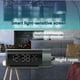 thumbnail image 5 of Reloj Despertador Digital con Proyección, Recargable por USB, Reloj Electrónico con Proyector Giratorio de 180°, Regulador de Brillo de 4 Niveles, 5 of 5
