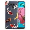 thumbnail image 1 of FINCIBO Soft TPU Clear Case Slim Protective Cover for LG K51 K500UM / Reflect L555DL 6.5" 2020, Japanese Koi Fishes, 1 of 3