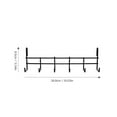 thumbnail image 2 of AURARMLET Garage Wall Hooks Organizer Metal Storage Rack Heavy Duty Black Finish, 2 of 8