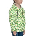 thumbnail image 3 of Lsque Daisies Flowers Patten Youth Hoodie Sweatshirt Pullover with Kangaroo Pocket Boys and Girls Hoodie Warm Hoodie for Kids-X-Large, 3 of 6