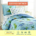 thumbnail image 4 of Wildkin Kids 100% Cotton Sheet Set for Boys and Girls - Twin (Dinosaur Land Blue), 4 of 9