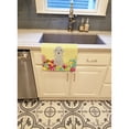 thumbnail image 2 of Carolines Treasures BB6090KTWL Easter Eggs Bedlington Terrier Blue Kitchen Towel 15 X 28" multicolor, 2 of 4