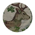 thumbnail image 4 of Orinice Deer Tree Branch Decorative Round Table Cover Stain Resistant Washable Perfect for Indoor Outdoor Tablecloth Kitchen Dining Wedding Parties with Elastic Edge 100% Polyester Fiber 42-46, 4 of 8