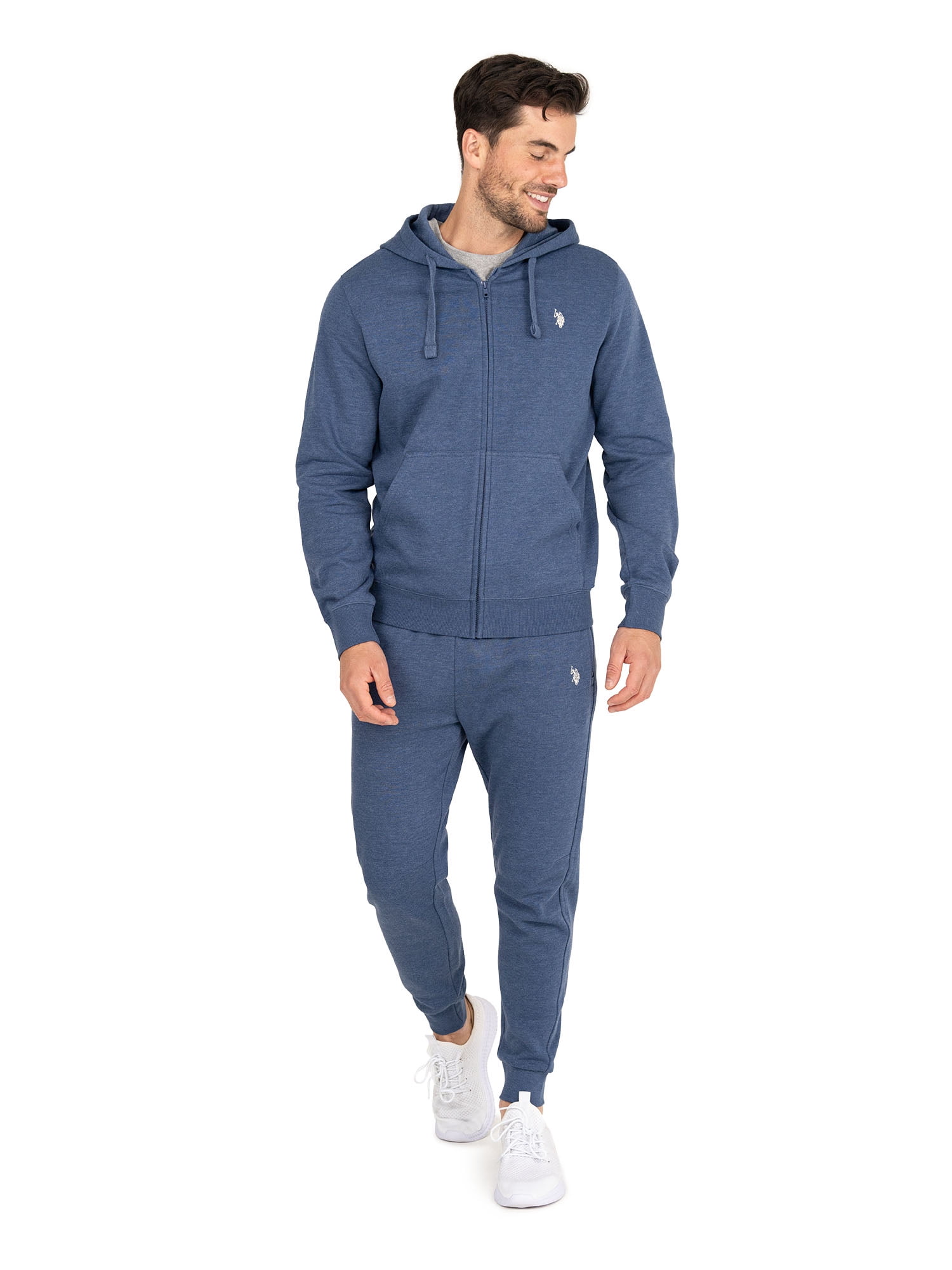 U.S. Polo Assn. Men's Full-Zip Fleece Hoodie Sweatshirt