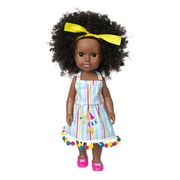 ESSSUT Toys Under $5 Black African Black Baby Cute Curly Black 35Cm Vinyl Baby Toy