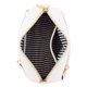 thumbnail image 5 of Bandolera FashionPuzzle con triple cremallera, talla pequeña, color blanco, 5 of 6