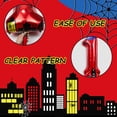 thumbnail image 3 of Globos de aluminio Laackys con diseño de araña, número 40 cm, para fiestas, 3 of 7