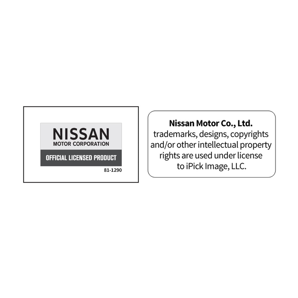 Nissan 370Z Z logo in Black on Shining Silver Aluminum Tire Valve Stem Caps