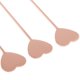 thumbnail image 4 of 6 Piezas De Cóctel De Cobre Agitadores De Bebidas Palillo de material acero Inoxidable Swizzle Stick Reutilizable Hugo Cóctel Swizzle Sticks Heart, 4 of 9