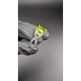 thumbnail image 3 of ORLOV DIAMONDS 2.30ct Green Lab Created Peridot Women Engagement Ring 14k White Gold Plated, 3 of 5