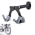 thumbnail image 2 of Space saving bicycle wall mount. Adjustable Bike Storage and Rack Ideal for The Garage, Basement, 2 of 7