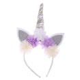 thumbnail image 2 of Fun Kids Baby Hair Band Diadema Fiesta de cumpleaños Cosplay Prop Plata 2 Yuyangstore Diadema de unicornio para niñas, 2 of 8
