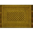 thumbnail image 1 of Ahgly Company Machine Washable Indoor Rectangle Southwestern Yellow Country Area Rugs, 2' x 5', 1 of 4