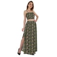 thumbnail image 2 of Bimba 2 Pcs Sexy Beach Party Wear Dress For Womens Printed Smocked Crop Top & Long Skirt CoordSet, 2 of 7