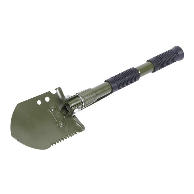 Herramienta de jardinería multifuncional de pala plegable para acampar de senderismo Pequeño y grueso