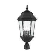 Livex Lighting Hamilton 3 Light Outdoor Post Lantern
